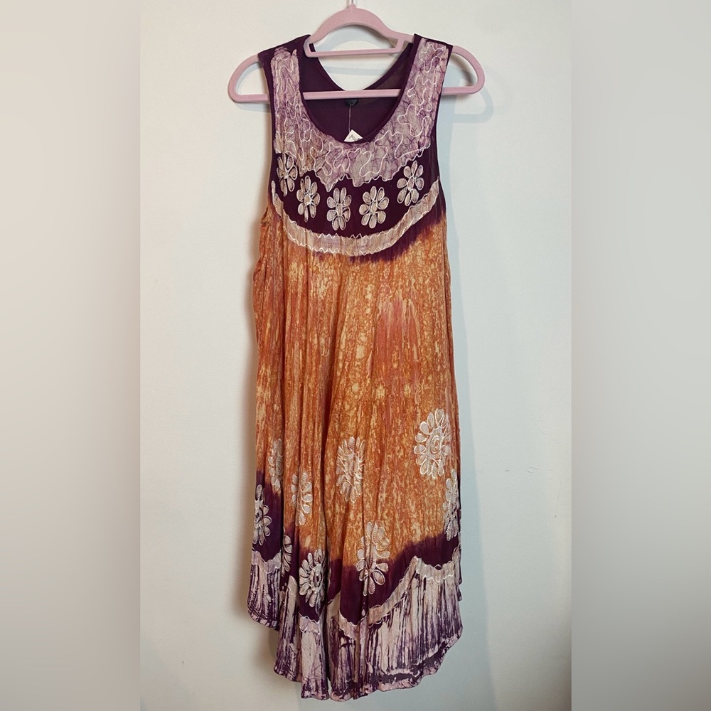 Gorgeous Vintage Indian Sunset Dress